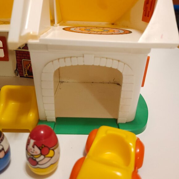 Vintage WEEBLES Cottage Romper Room, Hasbro Toys, 1973, Made in U.S.A - Picture 3 of 16